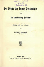 Albrecht - NT - Ausgabe von 1914