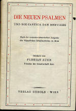 Auer, Florian - Psalmen