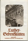 Luthers-Gedenkstätten, Acht Fotos ausgewählt von Prof. Johannes Jahn; Leipzig: H.C. Schmiedicke (VOB), Kunstverlag; (1976)