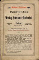Preisliste von 1894