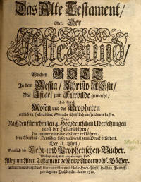 Biblia Pentapla von 1712